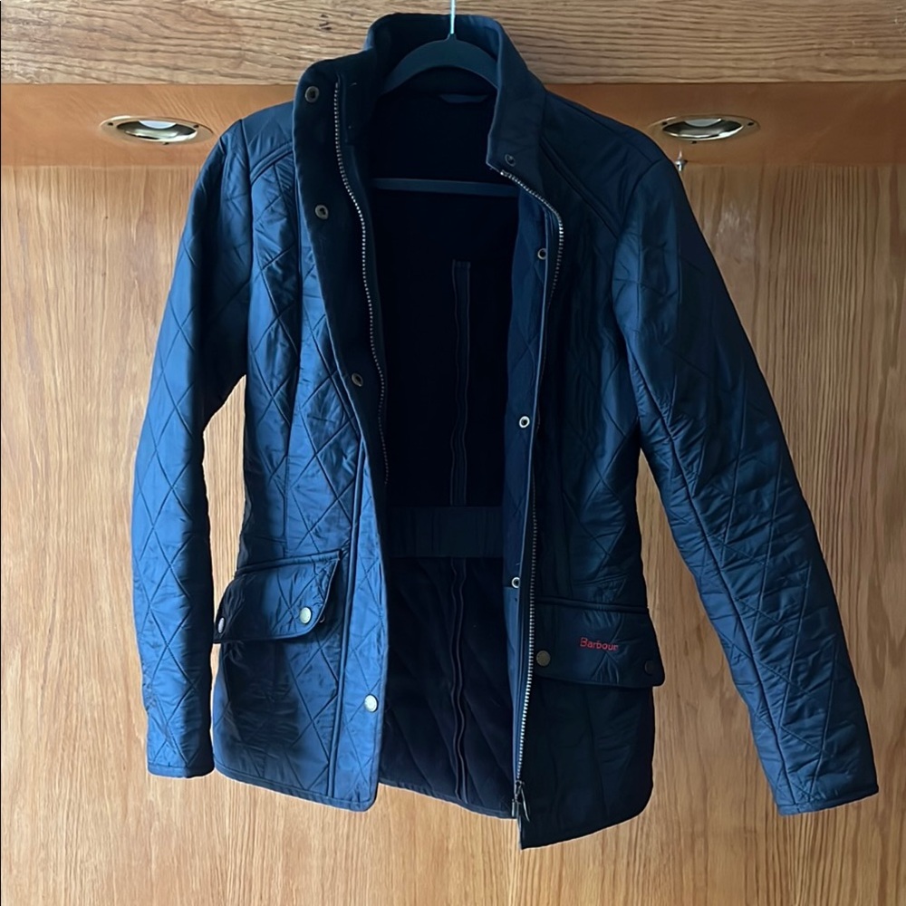 Barbour Quilted Jacket in Navy